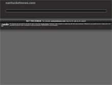 Tablet Screenshot of nantucketnews.com